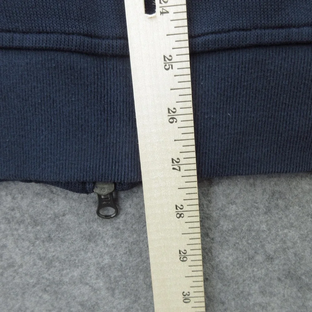 Banana Republic Jacket Mens XL Navy Blue Full Zip Cotton Stand Collar